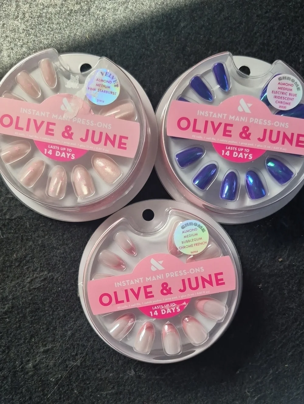 Lots Of 3 Mani Press Ons